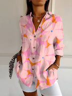Haven Chic Blouse for Women – Elegant Long-Sleeve Blouse for Everyday or Office Wear