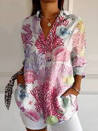Haven Chic Blouse for Women – Elegant Long-Sleeve Blouse for Everyday or Office Wear