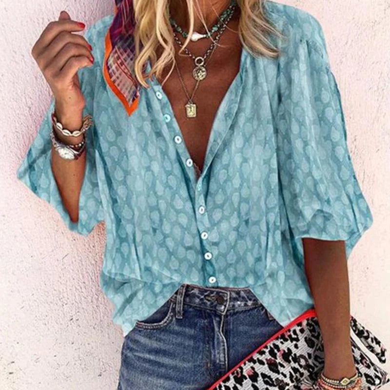 Billie Summer Blouse for Women – Light Breathable Shirt with Elegant Cut for Warm Days
