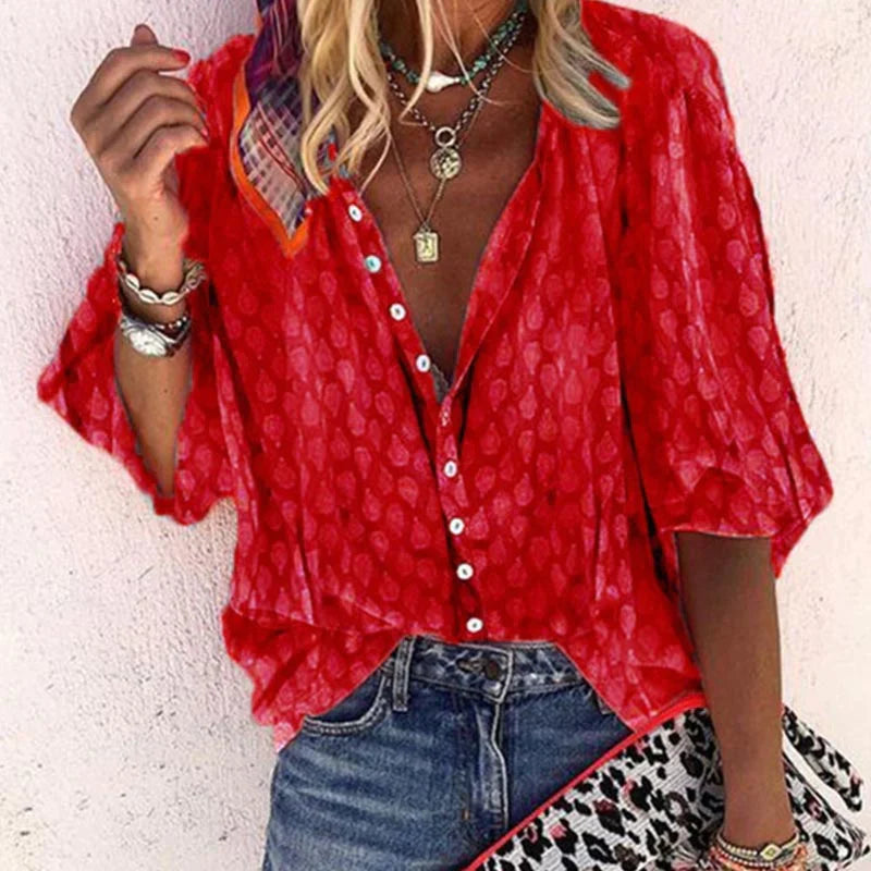 Billie Summer Blouse for Women – Light Breathable Shirt with Elegant Cut for Warm Days