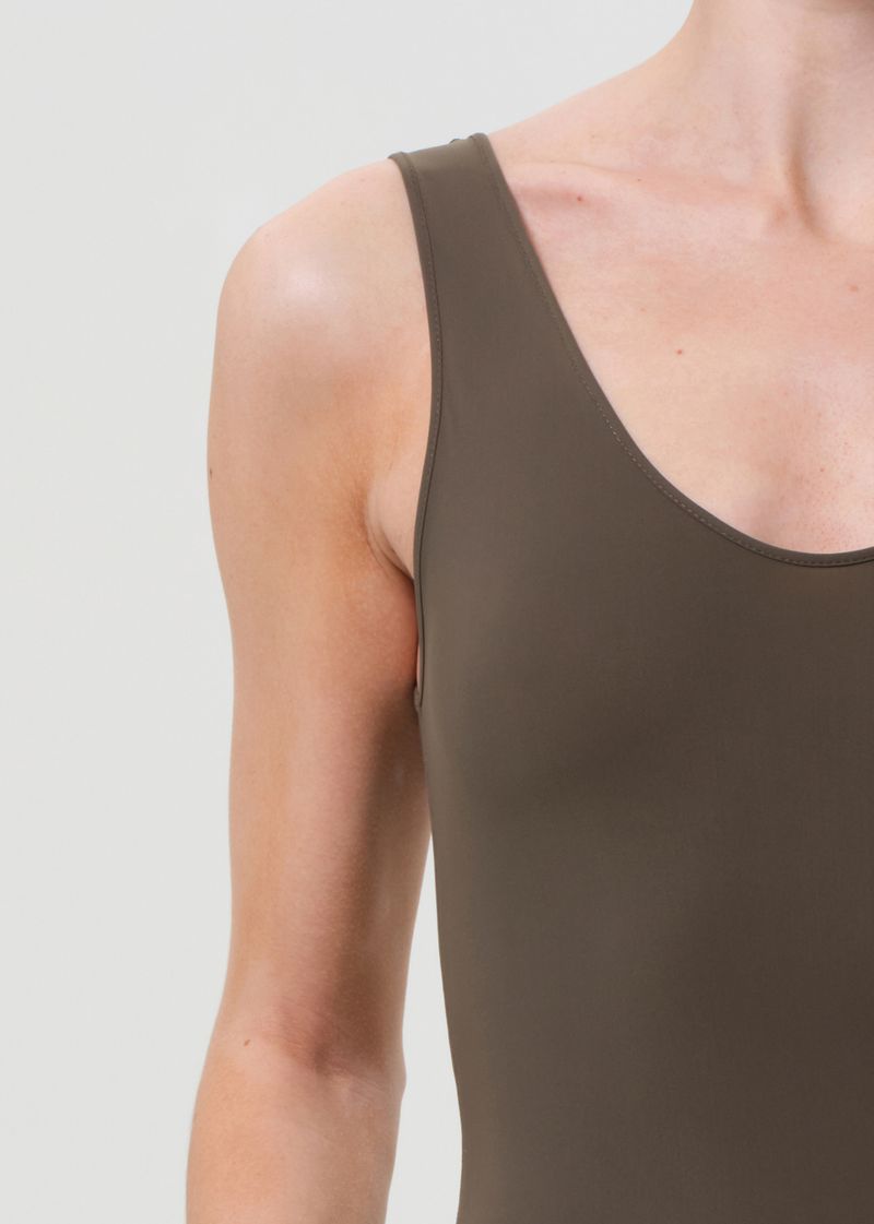 Tora Tank Bodysuit in Grove