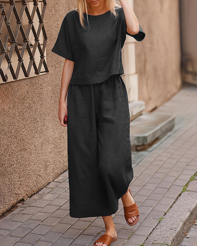 Fiore Summer Set for Women – Light and Elegant 2-Piece Set for Casual Summer